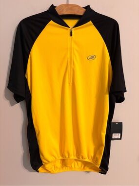 Performance Bicycle NWT Yellow Black clubII Jersey